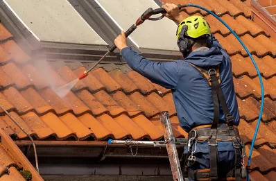 Démoussage et hydrofuge de toiture à Ruoms